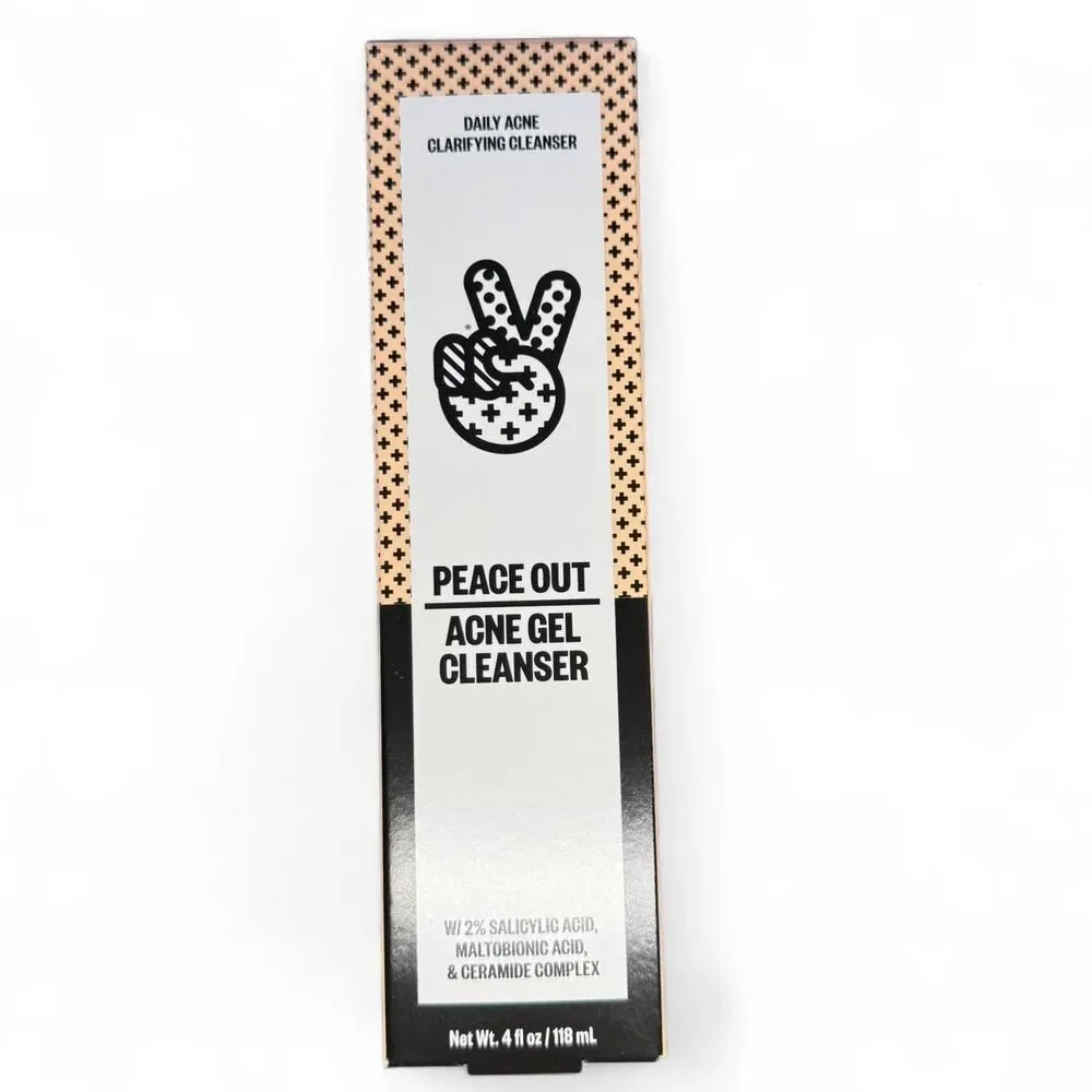 Peace Out Acne Gel Cleanser 4 Fl. Oz - NEW - Picture 2 of 6